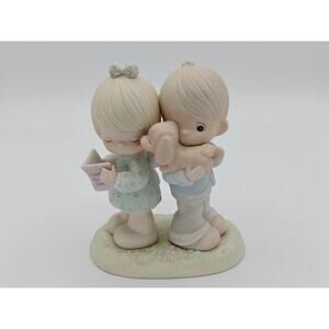 Precious Moments 1987 Puppy Love Is From Above Figurine Enesco 106798 Vintage